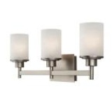 Lyndi 3-light vanity #1VL408A03BN, Finish: Brushed Nickel, 22