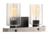 Progress Lighting 2-light vanity #P300124-143, Finish: Graphite