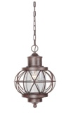 Exteriors Outdoor Lighting by Craftmade Revere 1-light Pendant AG #Z5921-98 (PO#1007301-00)