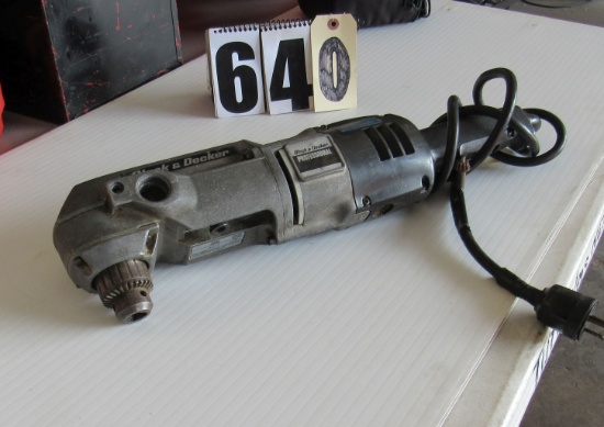 Black & Decker 1/2" heavy duty right angle drill cat no 1350-09