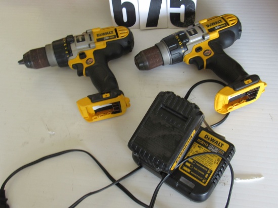 DeWalt 20v Cordless Drills, Battery and Battery Charger