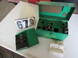 Greenlee No. 1440G Auger & Pipe Bits with Metal Cases