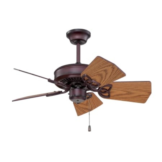 Craftmade 30" Piccolo Fan, 3-speed reversible #P130