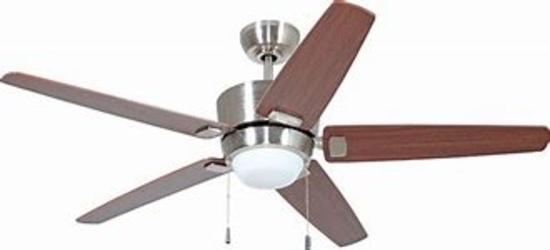 Craftmade 52" Atara ATA52 ceiling fan 3 spd motor, 2 mounting options, light kit included