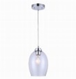 Canarm Lighting Nelson Pendant Light #1PL284BO1CH Finish: Chrome 6 3/4