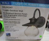 Westinghouse Delmont 1 light outdoor oil rubbed bronze oudoor light mod 63135