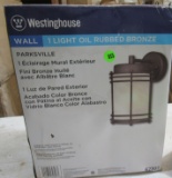 Westinghouse Parksville outdoor wall mount lantern bronze finish mod 62307