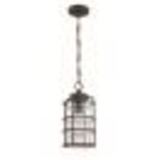 Exteriors z2121-16 mini pendant fixture Hadley Lantern aged galvanized finish