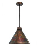 Kenroy Home shaded pendant 93120FCOP