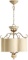 Quorum Salento 4 light dual mount fixture persion white finish uses candelabra sytle 60w bulbs