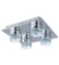 ET2 Contemporary Lighting #E22772-91PC 4-LED 6W bulbs included