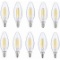 boxes of  10 Elegant 4 w clear candelabra bases bulbs mod E12LED105