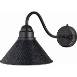 Vaxcel #T0198 Outdoor Wall Light Aged Iron Finish, photocell included