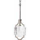 Progress Lighting semi-flush or pendant mount light #P5044-104WB, Polished Nickel