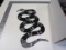 Black embroidered snake 11