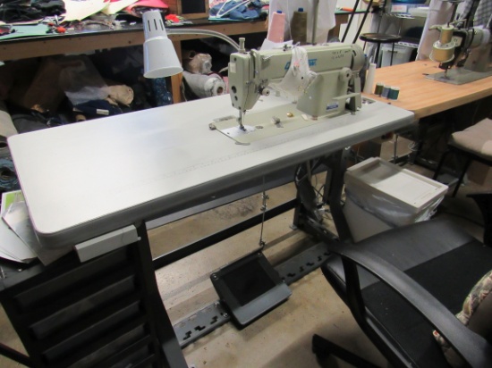 Consew sewing machine model 7360RH with light and thread stand 110 V single phase
