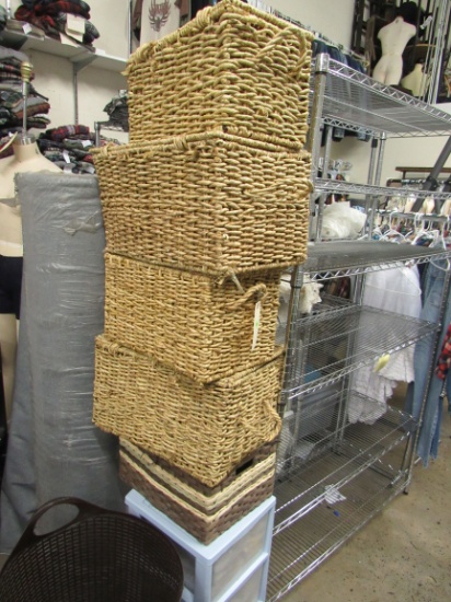 designer baskets assorted sizes