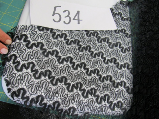Black Lace (2 different bolts) selling by the yard