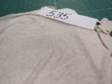 Cream tripple textile , tshirt material (2 1/2 bolts)  selling by the yard
