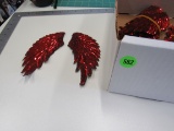 red seuquin pair of wings (sets) 6