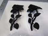embroidered blcak roses 5