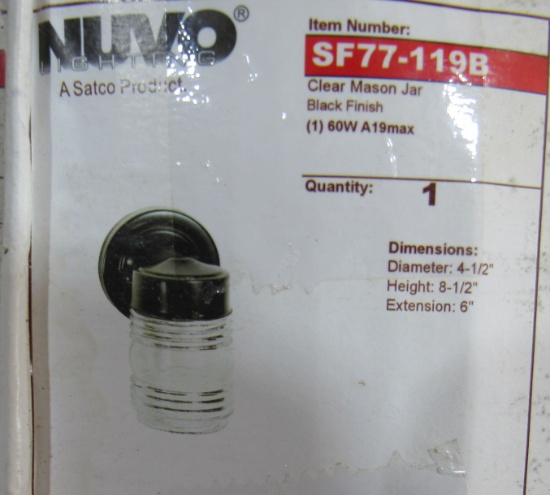 Nuvo sf77-119B walll mount light 4.5" dia 8.5" high