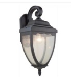 Artcraft wall mount porch light AC8921BK Oakridge collection packaging rough product good