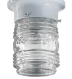 Quorum jelly jar white wall mount light fixture 5010-6