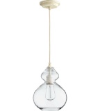 Quorum clear filament pendant persian white with clear globe 8002-70