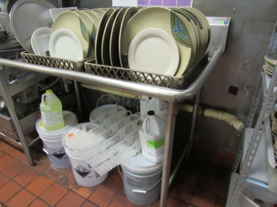 dish wash drain return 48" x 30" deep