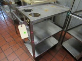 ss serving cart 24x16