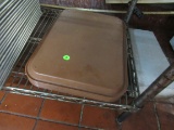 group of 6 plastic trays