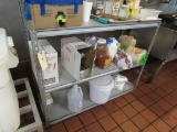 Food storage shelf system 48
