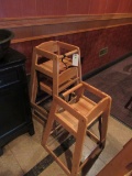 wood high chairs