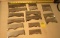 Corrugated back profile molding knife sets