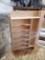 wood spice rack for cabinetry 25 1/2