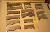 Corrugated back profile molding knife sets