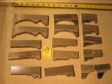Corrugated back profile molding knife sets