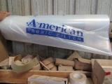 1 and 1/2 rolls 50 count  clear Mylar bags 6 mil 38.5