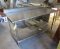 stainless steel  with stainless  under shelf 72