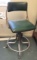 swivel office stool with back