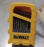 Dewalt drill bits in case