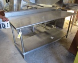 stainless steel  with stainless  under shelf 72