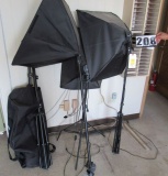 photography lights includes stand for back curtain and carry bag