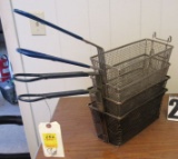 stainless deep fryer baskets