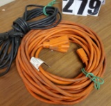 50' heavy duty y extension cord and smaller gauge 25' cord