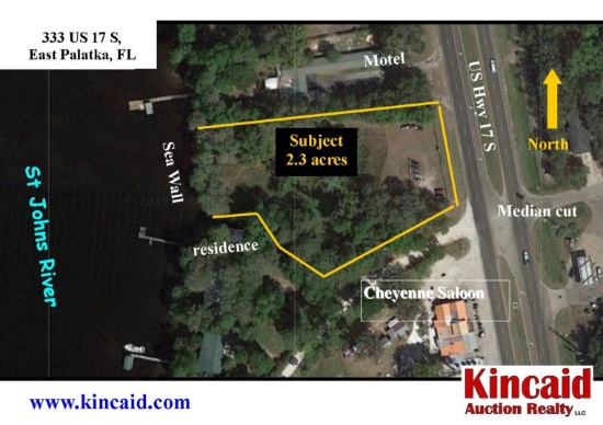 Waterfront Commercial 2.3 ac tract  St Johns River