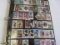 US stamps from the 40's 50's and 60's organized in 12 page binder in mint conditon