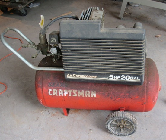 Craftsman 5;hp 20 gal portable  air compressor