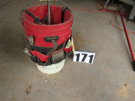 Craftsman tool bucket with tools